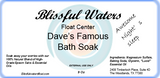 Dave's Famous Bath Soak